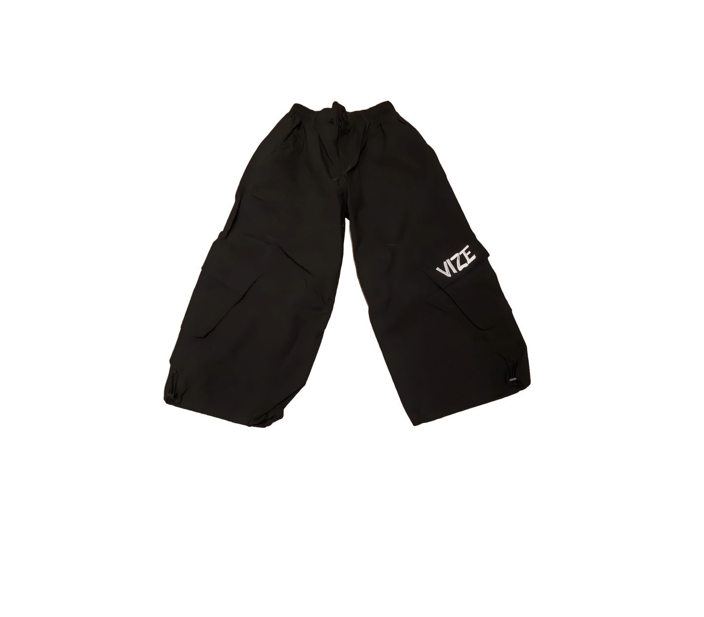 baggy cargos - coal black