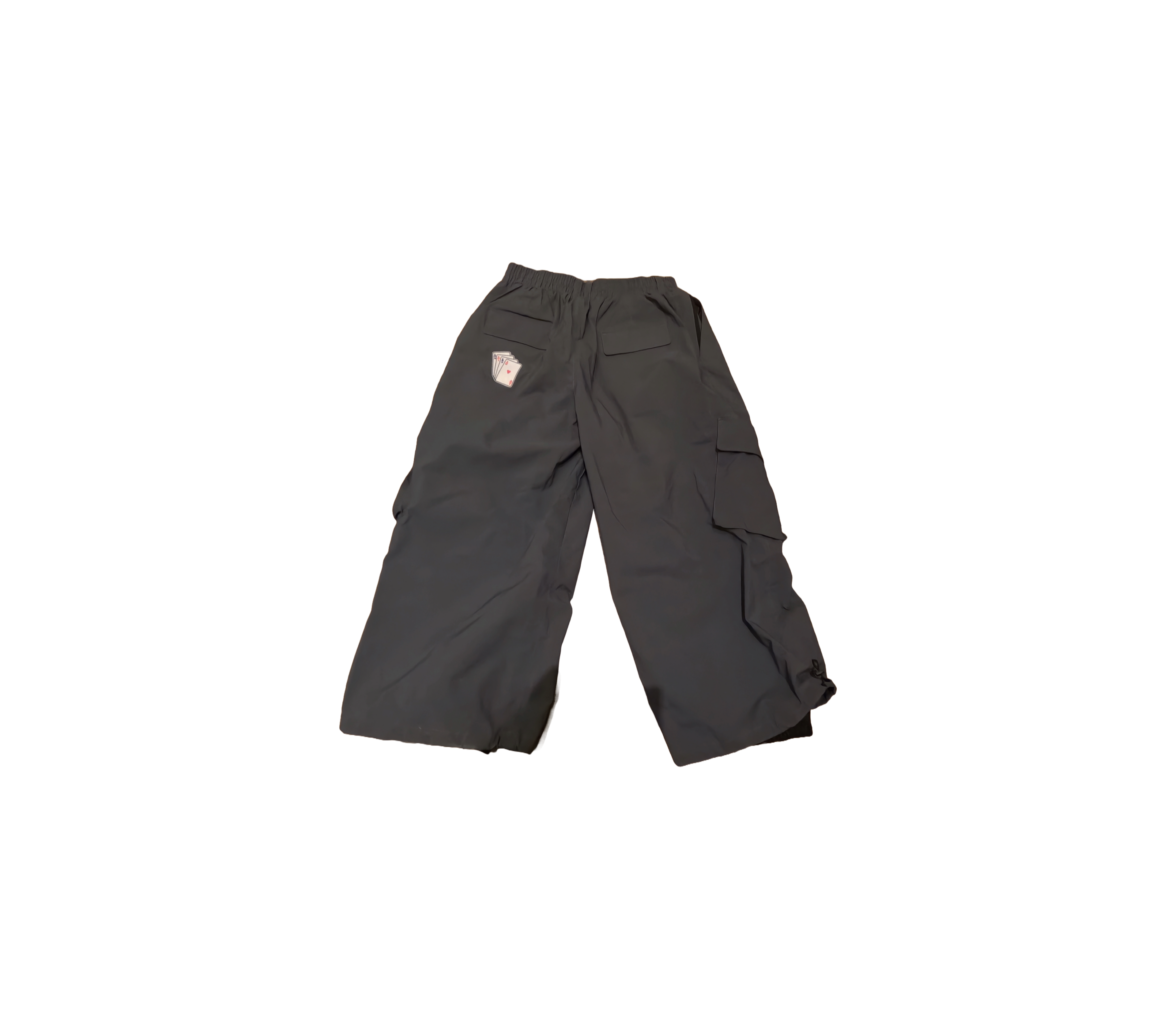 baggy cargo - stone grey