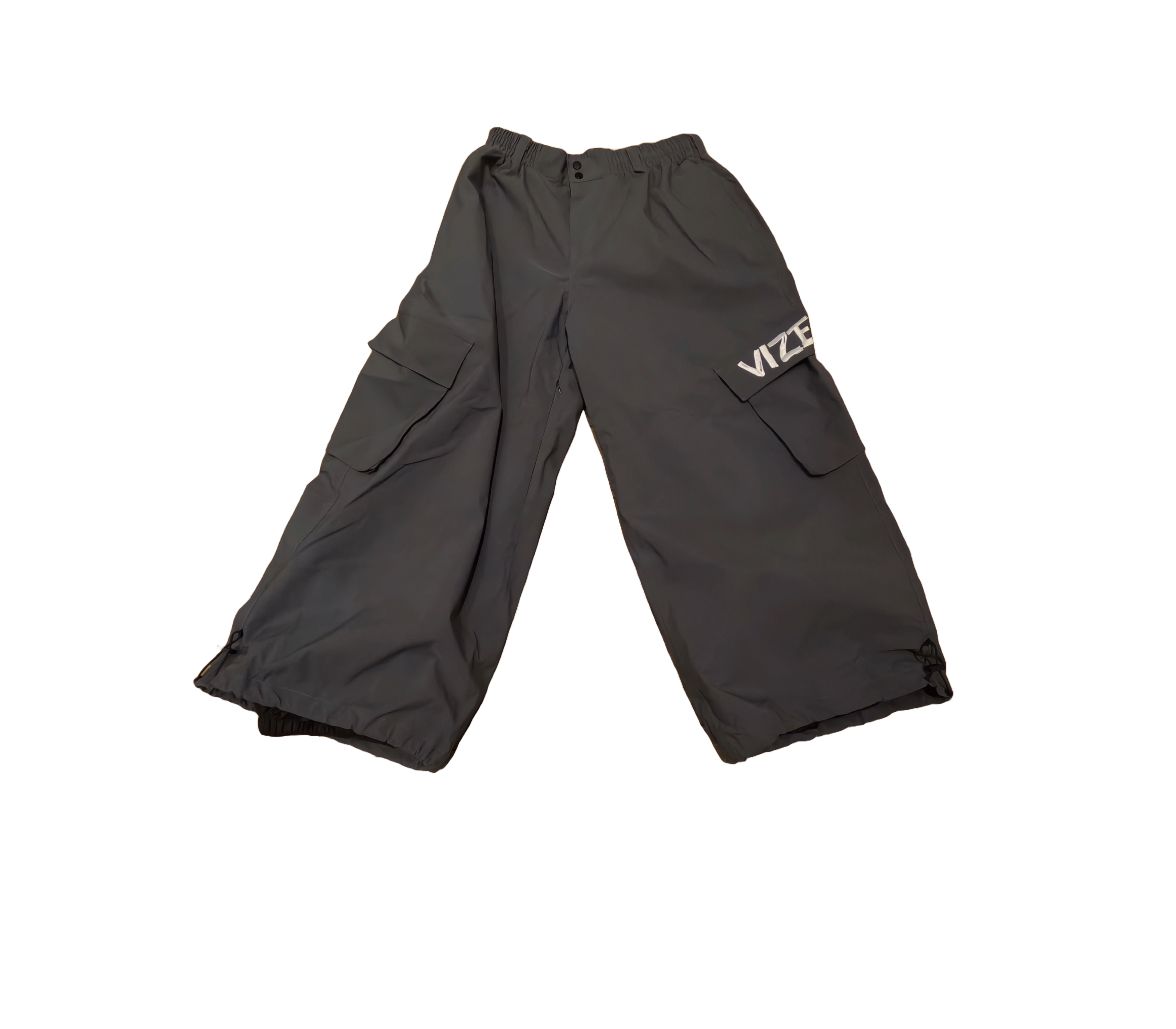 baggy cargo - stone grey